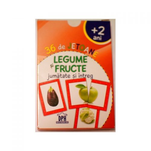 Legume si fructe - 36 de jetoane (ed. tiparita)
