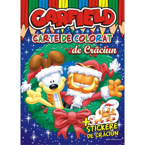 Garfield: Carte de colorat de Craciun (ed. tiparita)