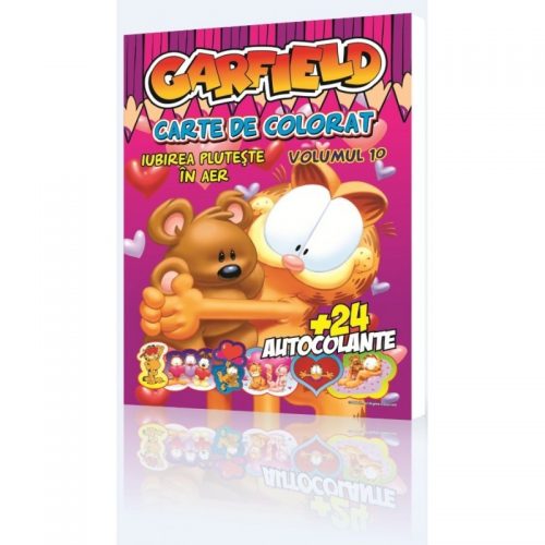 Garfield: Iubirea pluteste in aer, carte de colorat, vol. 10 (ed. tiparita)