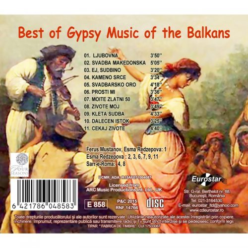 Best Of gypsy music of the Balkans (CD)