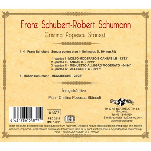 Franz Schubert - Robert Schumann (CD)